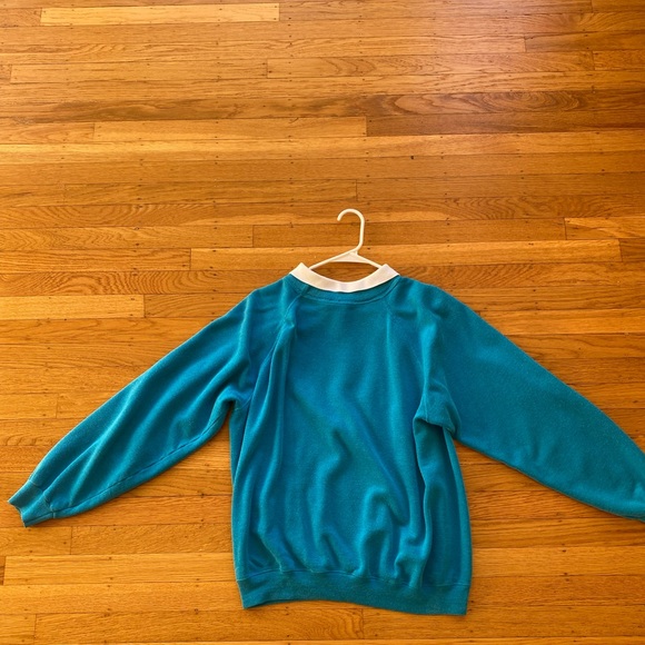 Picket and Post Vintage Unisex Blue Sweater XL - Picture 5 of 5